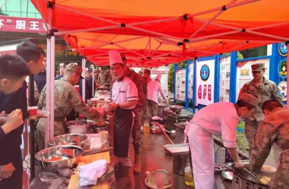 雙擁共建 | 走進咸陽某部隊“基石杯”廚王爭霸賽
